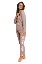 Стильный свитшот для беременных и кормящих мам (Размер: XL) (Цвет: бежевый)