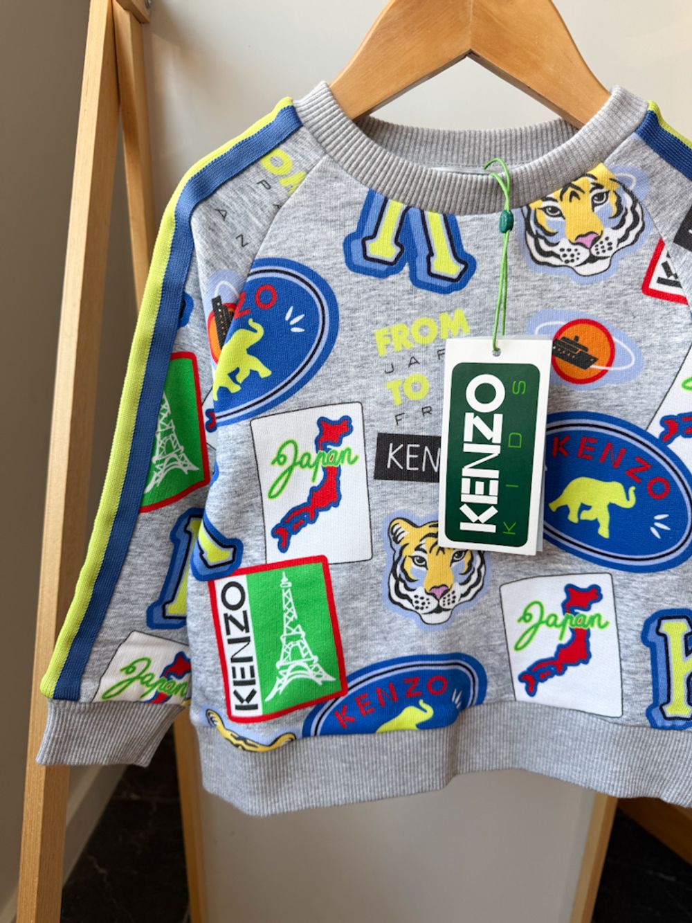 Новый хлопковый свитшот Kenzo, 98