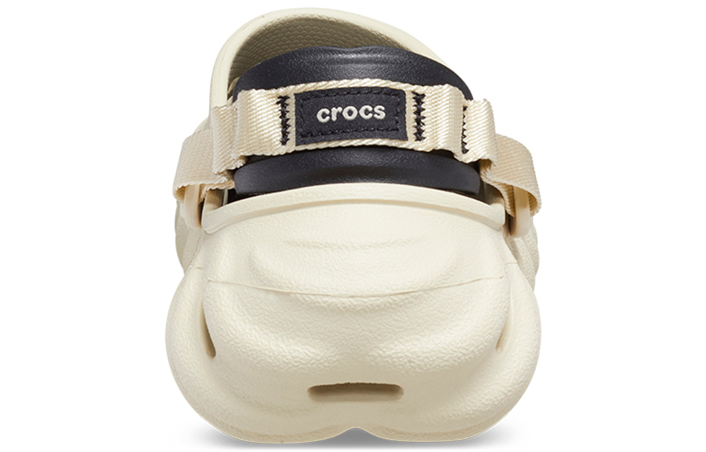 Crocs EVA Bobo lightweight non-slip sports sandals for men and women with the same beige black