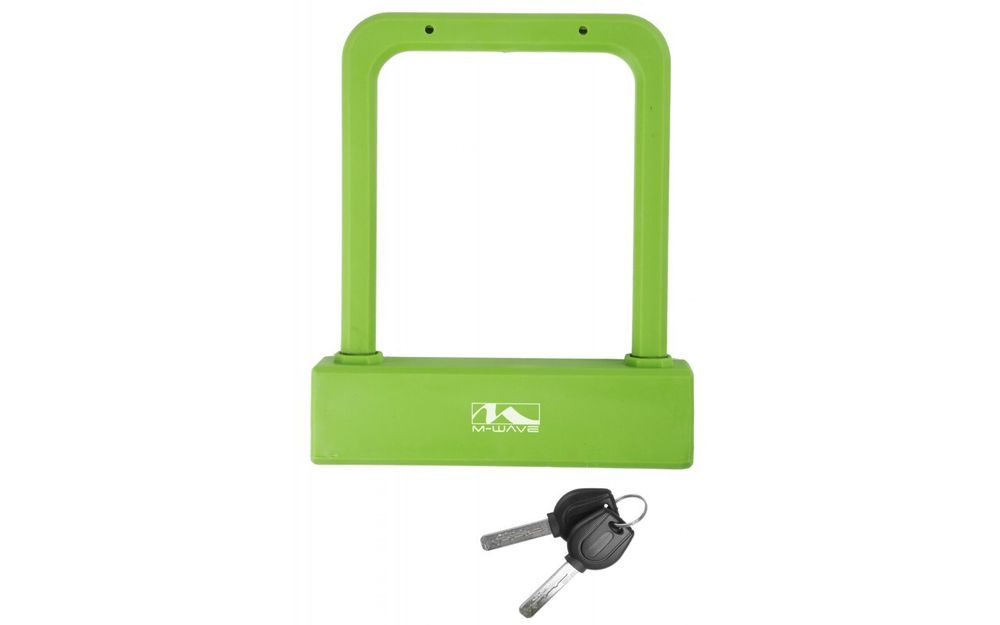 Замок-скоба вело/универсальный 205 зеленый M-WAVE