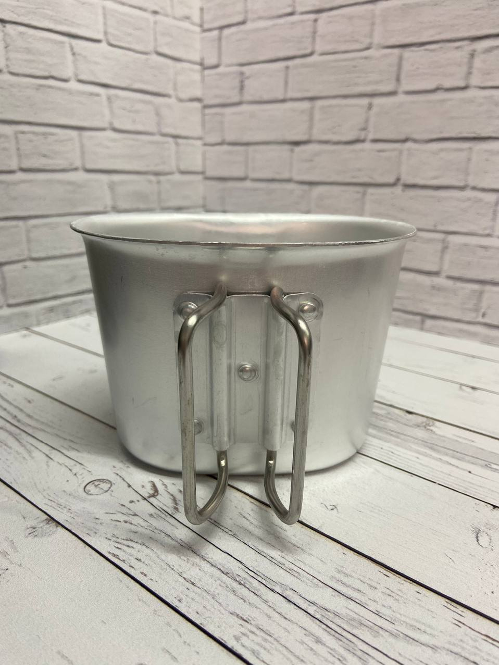 Армейская фляга с котелком / песок