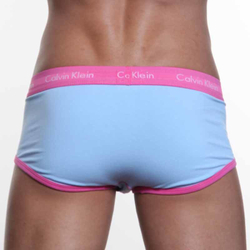 Мужские трусы брифы Calvin Klein 365 Blue Pink Brief