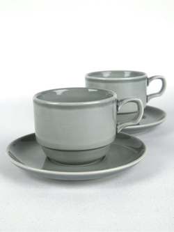 Чайная пара Башкирский фарфор, 200 мл, 2 шт, фарфор, цвет