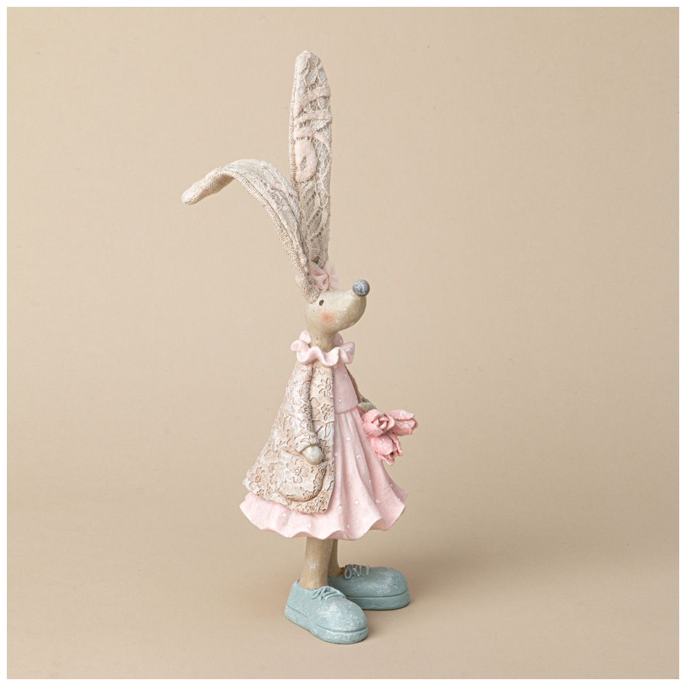 ФИГУРКА ДЕКОРАТИВНАЯ КРОЛИК 8*8*28СМ