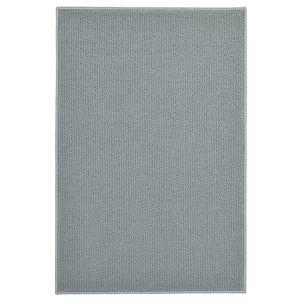 ФИНТСЕН FINTSEN Коврик для ванной 40x60 см, серый