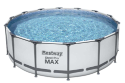 Каркасный бассейн Bestway Steel Pro 305х100 см + фильтр-насос 1249 л/ч (5618N BW)