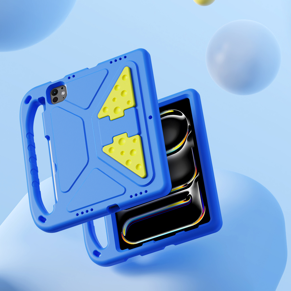 Детский чехол синего цвета на планшет iPad Air 4, 5 (10,9) и iPad Pro 11 (2018, 2020, 2021, 2022) от Dux Ducis, серия Puff Series Case