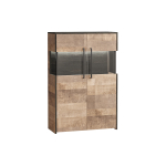 Комод Трувор с витриной 13.306 Дуб Гранж Песочный, Интра