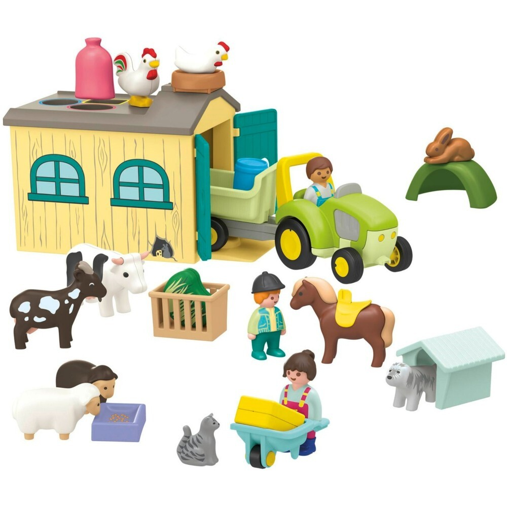 Playmobil - Юношеское приключение на ферме с трактором, прицепом и животными 71656 / артикул   71656  / GTIN 4008789716569