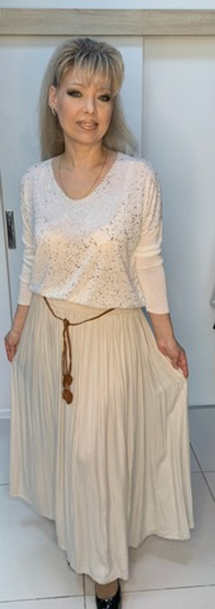 Блестящий по лицевой стороне блузон