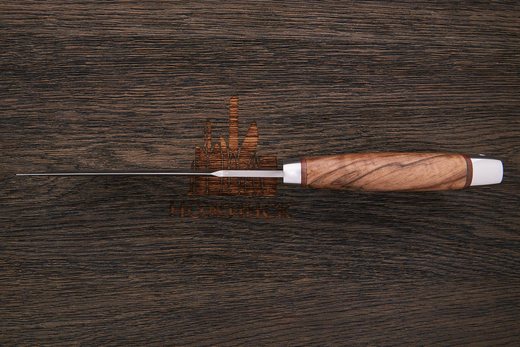 Нож разделочный АиР Клычок-1, клинок 135мм, сталь 100Х13М, рукоять орех/алюминий