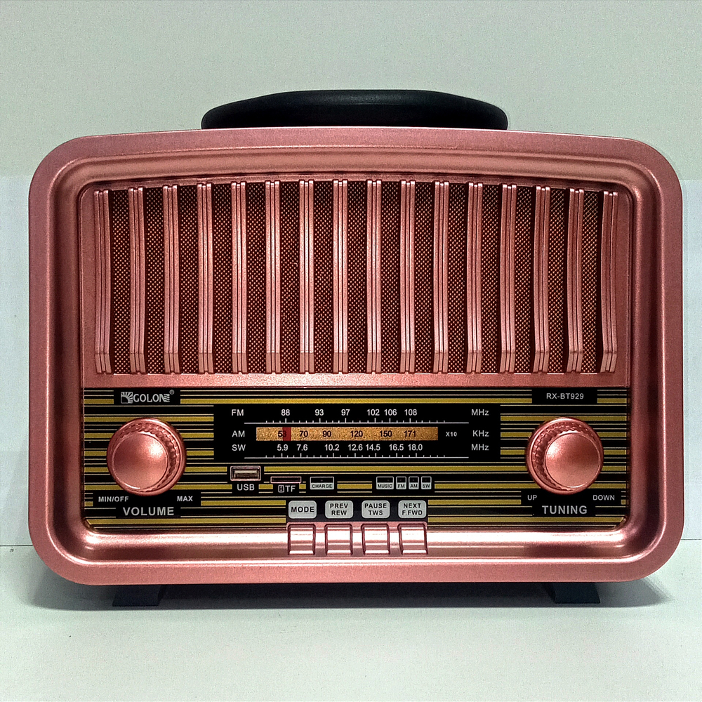 Радиоприемник Golon RX-BT929 (BT/USB/TF/TWS) Ретро