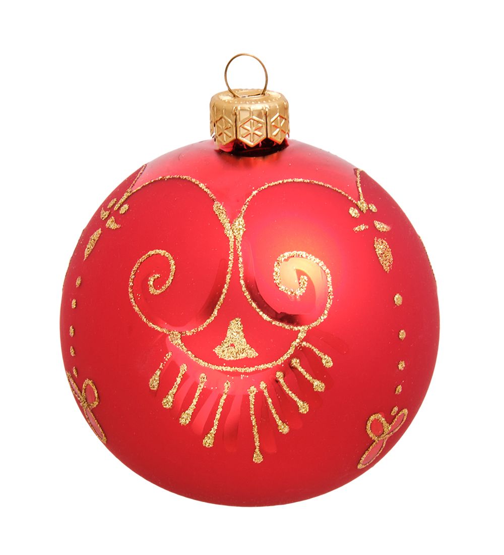 Элита НФШ-1071 Набор ел.украшений Шар «Северное сияние» красный 85 мм