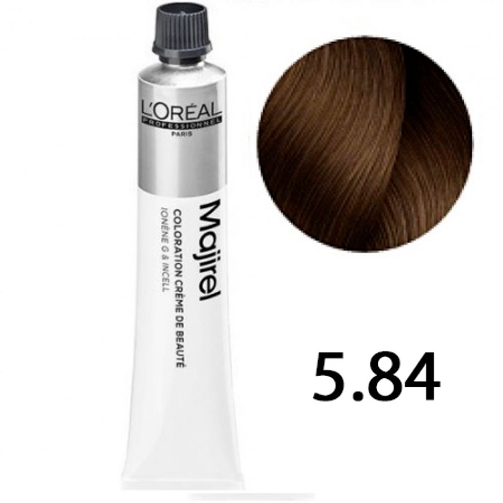 L&#39;Oreal Professionnel Majirel 5.84 Светлый шатен мокка медный 50мл