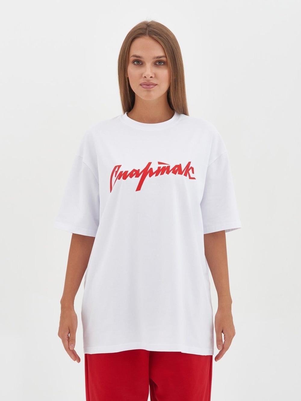 ОДЕЖДА ДЛЯ ТЕННИСА Унисекс, Футболка СПАРТАК Футболка Оверсайз .