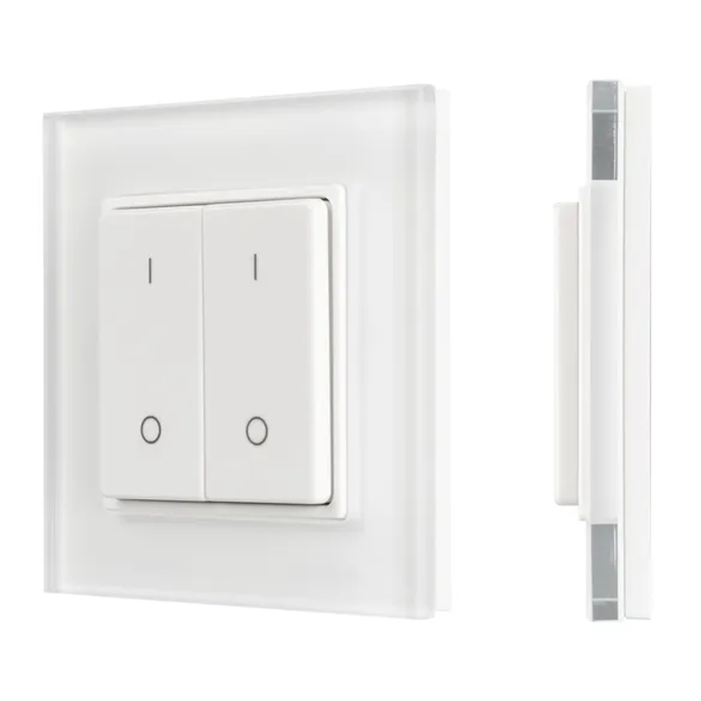 Панель SMART-P47-DIM-G-SUF (3V, 2 зоны, Knob, 2.4G) (Arlight, Пластик) 032984