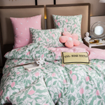 Комплект постельного белья Люкс Сатин 100% хлопок на резинке AR306