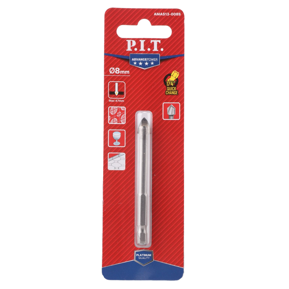 Сверло для твердой керамике PIT 78x70мм(AMAS13-008S)