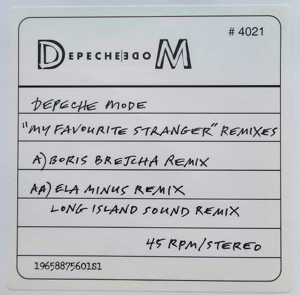 Depeche Mode / My Favourite Stranger (Remixes)(Limited Edition)(12" Vinyl Single)