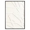 Фактурное панно с эффектом 3D Minimalism, 70х100 см, с черной рамкой