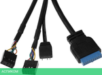 Корпус Azza Celesta F черный без БП (CSAZ-340F)