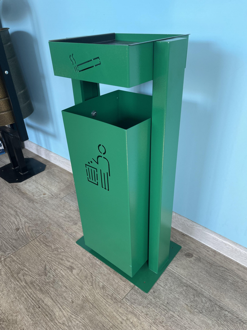 Урна металлическая УК-1 Зеленая