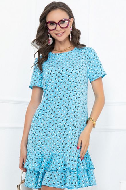 ПЛАТЬЕ ЛАМБЕТО (ЛАЙТ БЛУ) Bellovera (Акция)