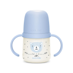Бутылочка с ручками Suavinex Night Wild 150 мл голубая, 6 мес+