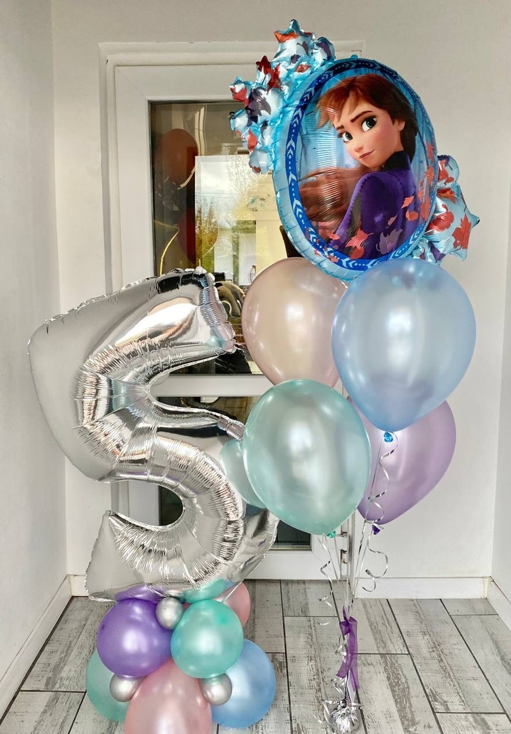Воздушные шары для девочки Эльза, Холодное сердце, Зеркало №1391