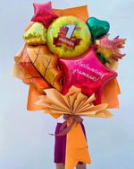 Огромный букет из фольгированных шаров на 1 сентября №14