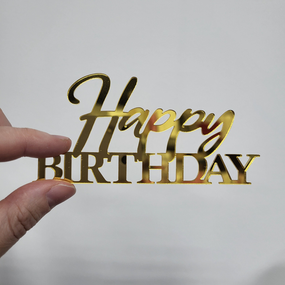 Топпер Happy Birthday №10 (Боковина)