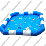 Надувной бассейн «Бело–голубой» 4*4*0,5 м