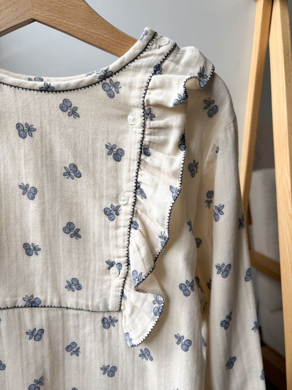 Хлопковая блузка Bonpoint, 140