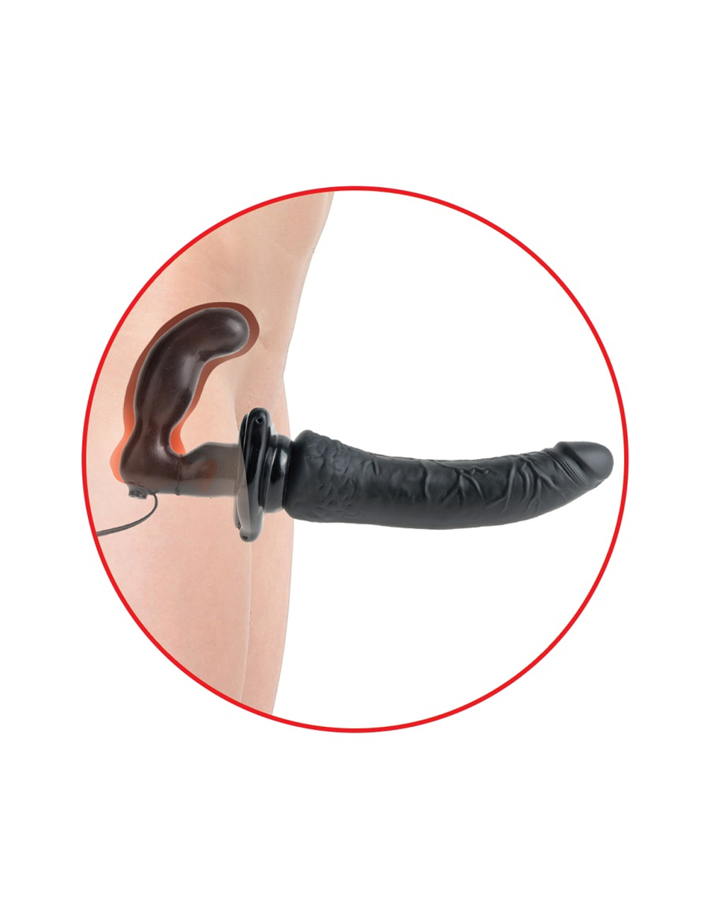 Pipedream Deluxe Vibrating Penetrix Strap-On - Cтрапон с универсальным плагом и вибрацией