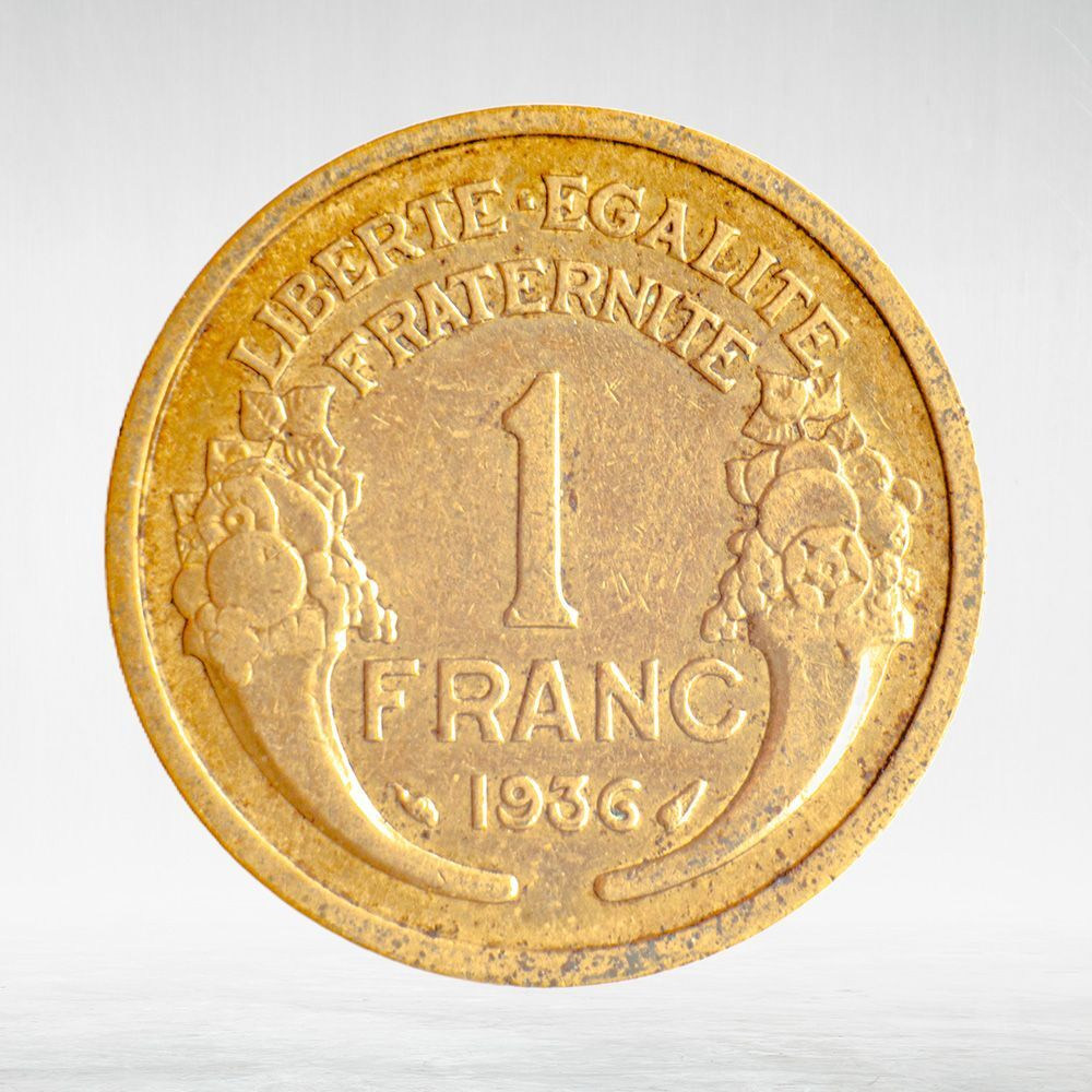 France, 1 Franc 1936, VF