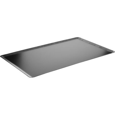 Противень;голуб.сталь;,H=1,L=53,B=32см;черный (Цвет: черный)