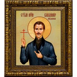 Владимир Правдолюбов мученик. Икона на холсте.