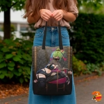 Сумка шоппер с принтом Genshin Impact