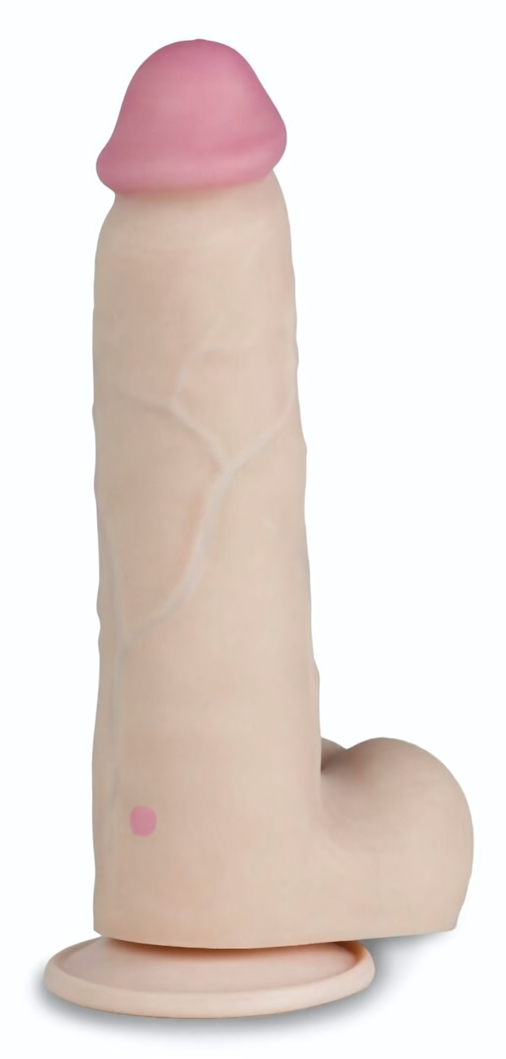 Телесный перезаряжаемый вибратор-реалистик из неоскин - 22 см. (Цвет: телесный)