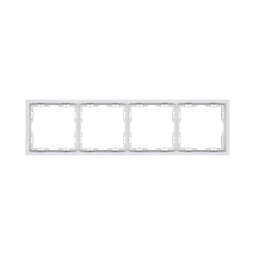 Рамка 4-постовая, белый глянцевый Kollinger Eclipse EC4WG