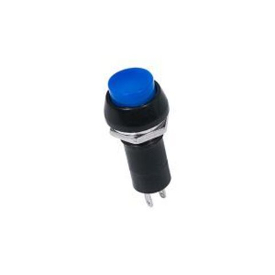 Выключатель-кнопка  250V 1А (2с) ON-OFF  синяя  REXANT