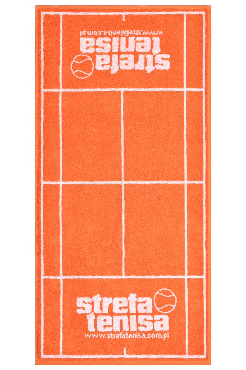 Полотенце теннисноеStrefa теннисa Towel Court&Logo - Оранжевый