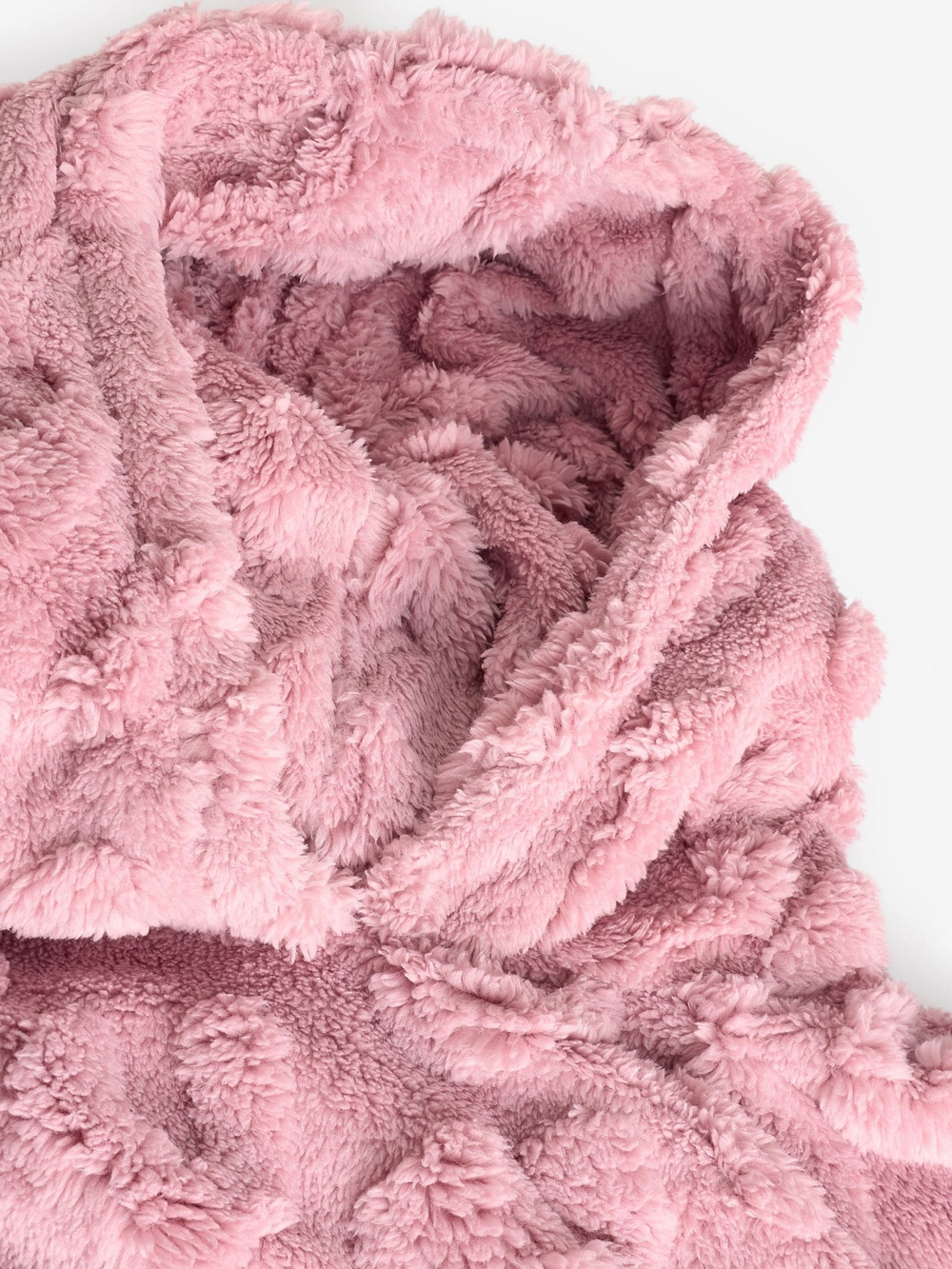 Толстовка флисовая удлиненная для девочки Next 973-856, Розовый