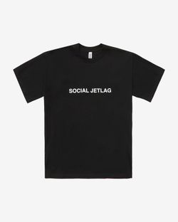 Футболка SOCIAL JETLAG SS22 Черная
