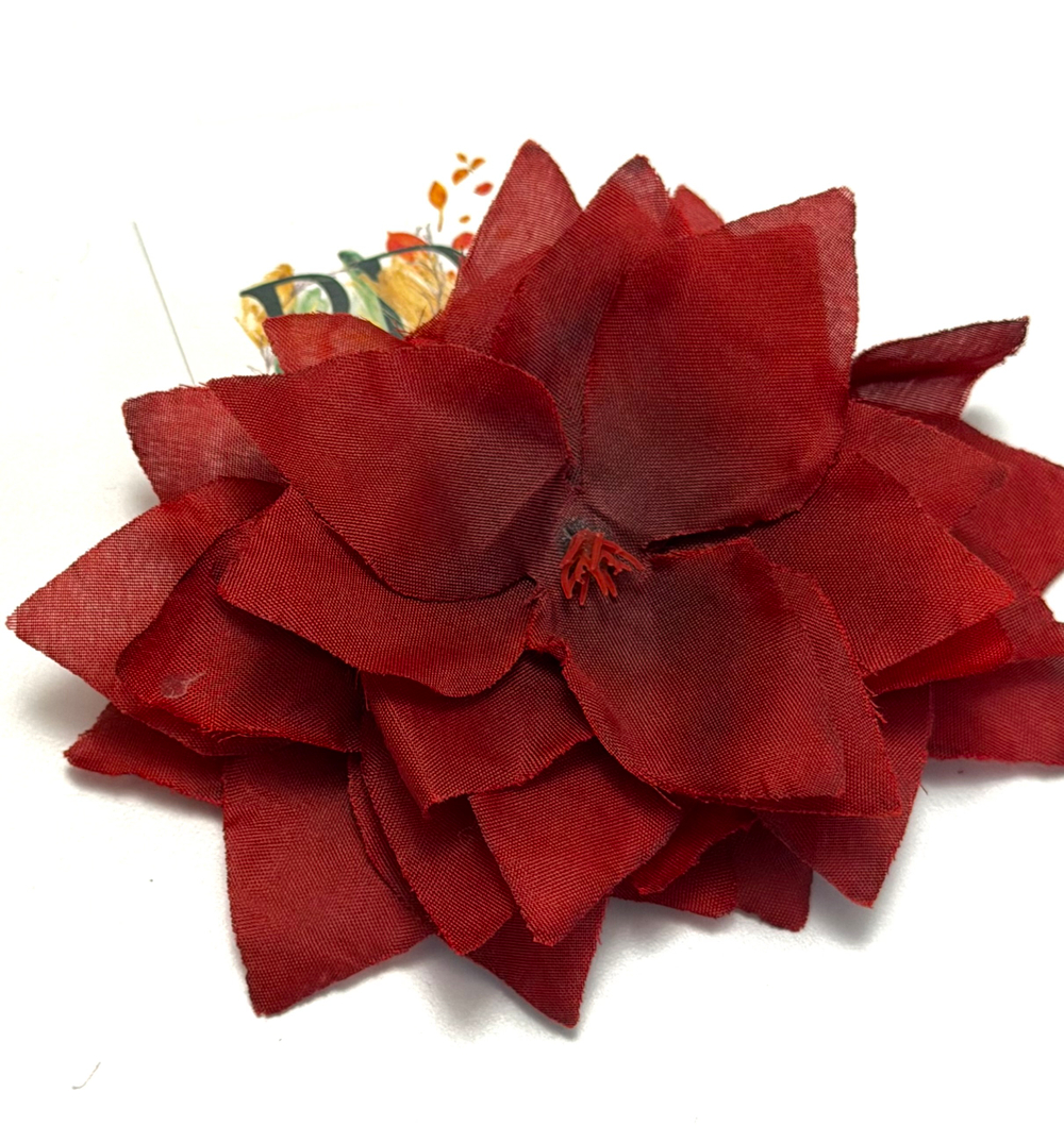 Заколка-автомат Pankigno Design с цветами 6 см