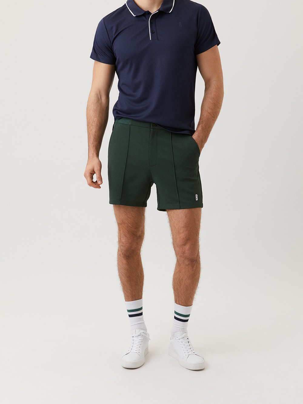 Мужские теннисные шорты Björn Borg Tennis Shorts Borg Sport - sycamore
