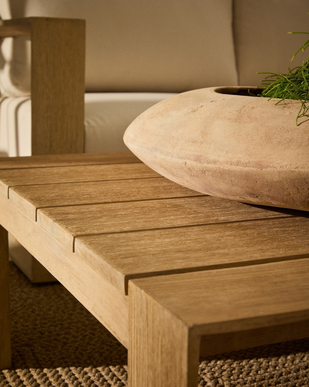 Кашпо Rivor из терракоты с натуральной отделкой Ø 50 см