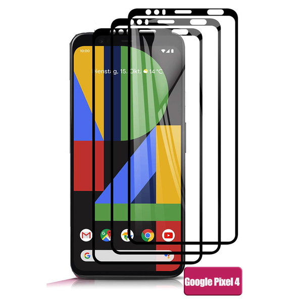 Защитное стекло 2.5d для Google Pixel 4 (Black / Черное)