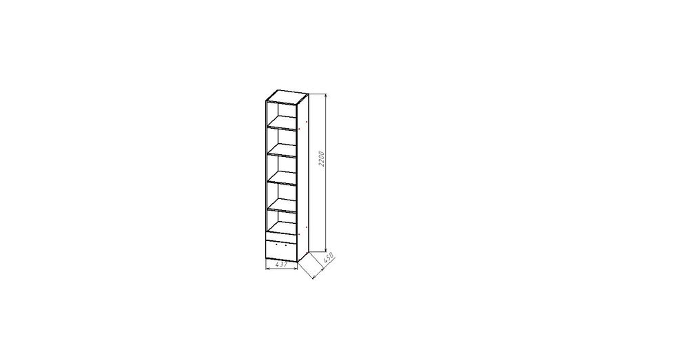 Геометрия-6 пенал Белый/делано светлый