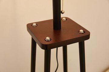 Торшер 1*E27 SLE302.405.01 чёрный/коричневый Menola ST-Luce